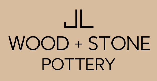 wood + stone pottery